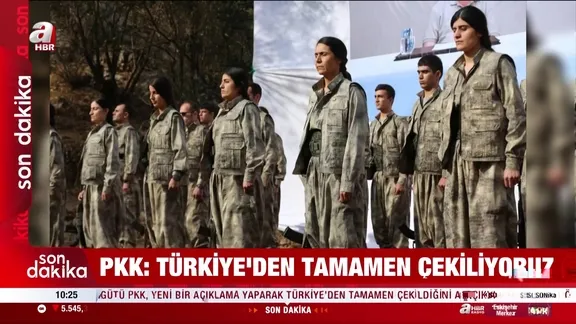 İşte Türkiye'den çekilen 25 PKK'lı!