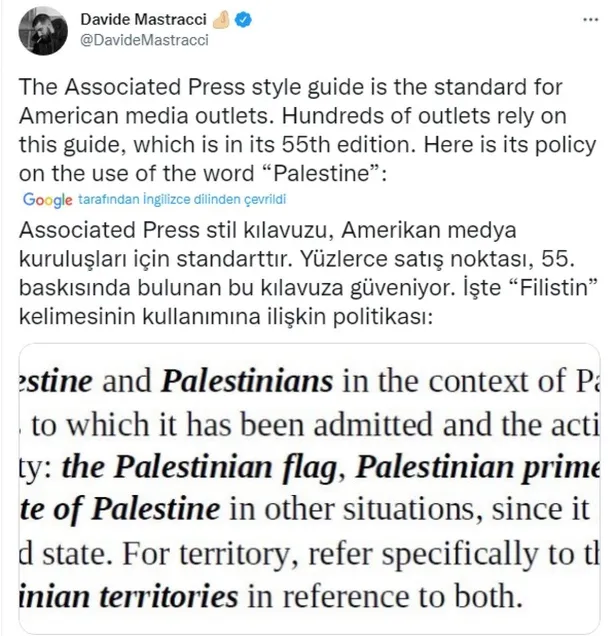 Deutsche Welle, CBC, BBC, Associated Press ve Los Angeles Time'dan çalışanlarına skandal 'Filistin' talimatı: Yok sayın, görmeyin-4