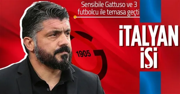 İtalya’ya giden Sensibile, Gattuso ve 3 futbolcu ile temasa geçti