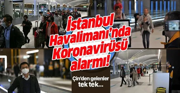 İstanbul Havalimanı’nda Coronavirüsü alarmı! Çin’den İstanbul’a gelen 3 uçaktaki yolcular Koronavirüsü nedeniyle termal kameralarla kontrol ediliyor!