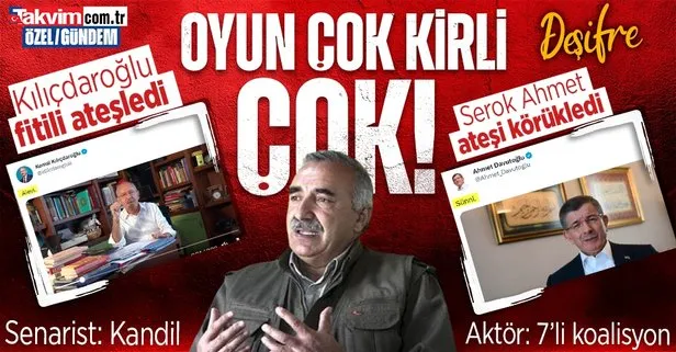 Oyun çok kirli çok! Kandil yazdı, Kılıçdaroğlu fitili ateşledi, Ahmet Davutoğlu ateşi körükledi: ’Kürt’ ve ’Alevi’ provokasyonun şifreleri