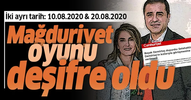 "Selahattin Demirtaş'ın kızlarıyla görüşmesine izin verilmedi" iddiası yalan çıktı! İşte görüşme tarihleri