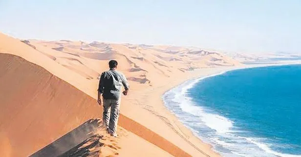 Namib Çölü’nün bin 600 kilometrelik çöl sahili kamaştırıyor