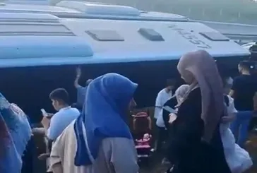 İETT otobüsü boşluğa düştü!