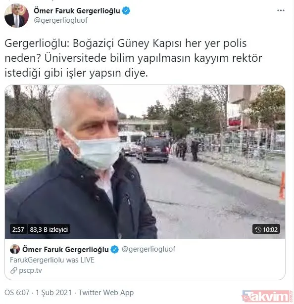 Terör örgütlerinin Boğaziçi üzerinden yaptığı provokasyona çanak tuttular! Kervana Ümit Nazlı Boyner de katıldı - 22