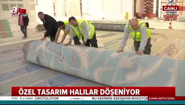 Çamlıca Camii'nde sona gelindi