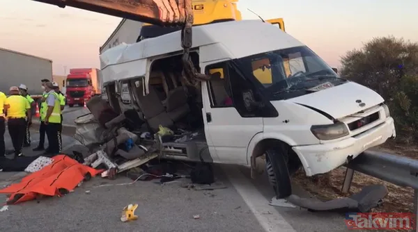 Gaziantep'te can pazarı! TIR tarım işçilerini taşıyan minibüse çarptı: 3 ölü 16 yaralı - 6