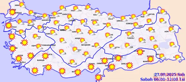 Batı Bölgelerde İse Güneşin Etkisi Altında Sıcaklıklar Özellikle Çarşamba Gününe Kadar Oldukça Yüksek Seyredecek. Hafif Esen Rüzgar Sayesinde Güneşin Tadı...