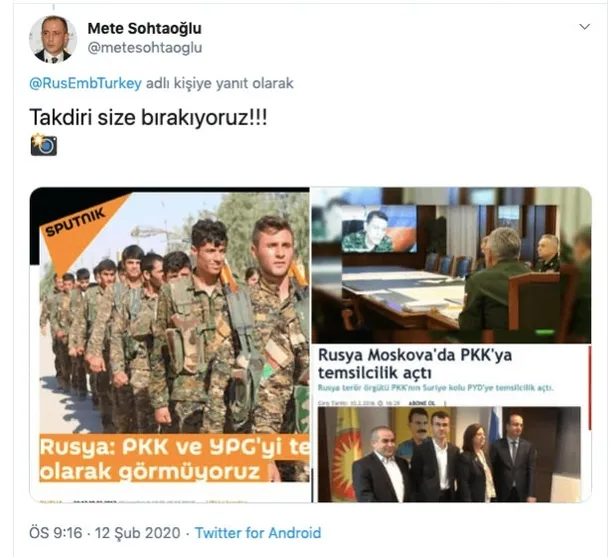 Rusya Türkçe paylaşımla gönderme yaptı! Türklerden tokat gibi cevap-5