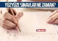 Yüz yüze sınavlar ne zaman? Yüz yüze lise sınavları yapılacak mı, ertelendi mi? MEB açıklaması…