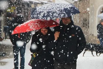 İstanbul’da kar yağışı pik yapacak! Meteoroloji’den turuncu alarm! -6 derece...