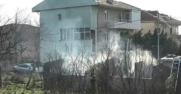 Büyükçekmece'de panik yaratan yangın