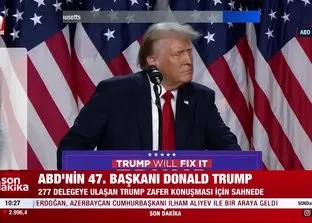 DONALD TRUMP ZAFER KONUŞMASI İZLE!