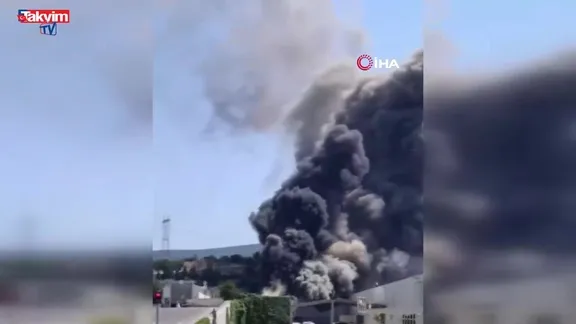 Bursa’da otobüs üretimi yapan otomotiv fabrikasında yangın çıktı