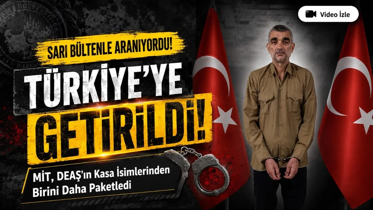 MİT'ten DEAŞ operasyonu: 'Abdüsselam Türki' yakalandı