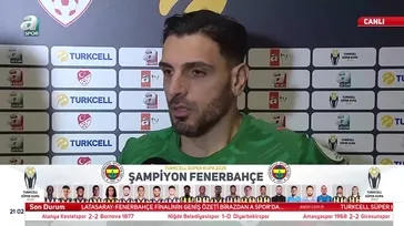 Günay Güvenç'ten Süper Kupa mağlubiyeti sonrası flaş sözler: Seneye yine iki kupayı kazanarak buraya geleceğiz!