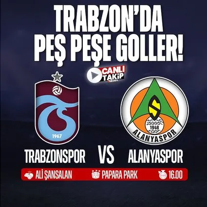 Trabzonspor - Alanyaspor | CANLI