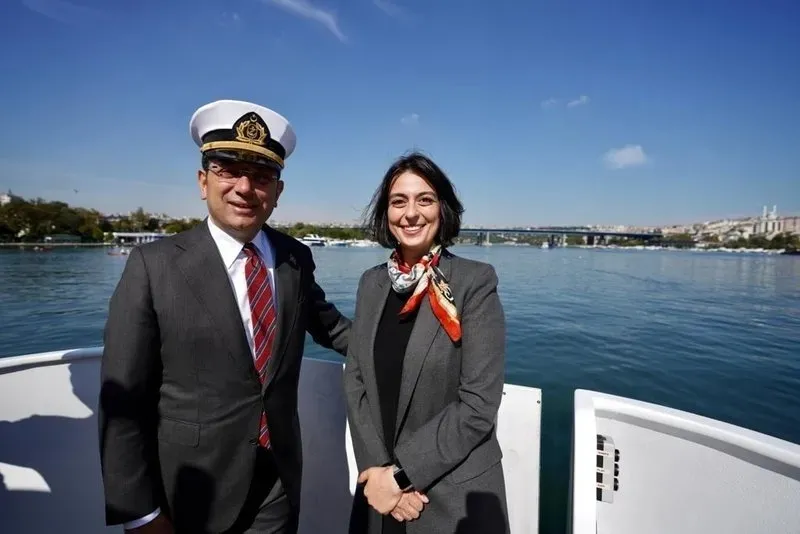 CHP'li İBB Başkanı Ekrem İmamoğlu ve CHP'li Üsküdar Belediye Başkanı Sinem Dedetaş