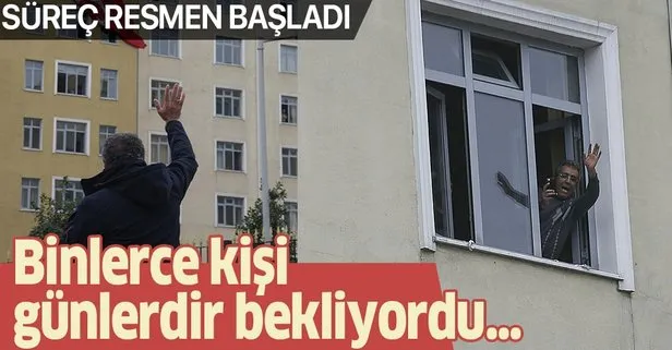 Karantinadaki vatandaşlar günlerdir bekliyordu! Süreç başladı