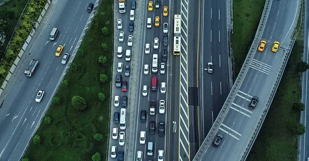Son dakika: İstanbul’da kısıtlama sonrası trafik yoğunlaştı! Yoğunluk haritası yüzde 65'i gördü