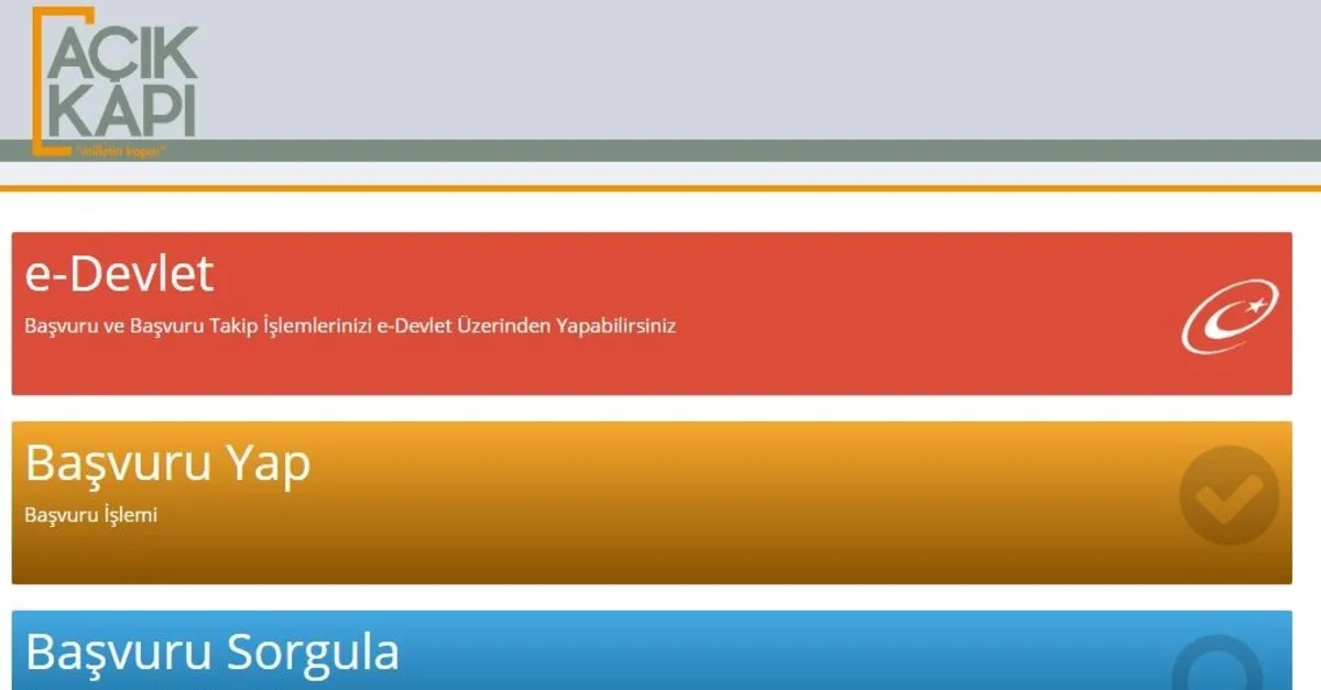 Acik Kapi Gida Nakit Yardimi Basvurusu Nasil Yapilir Acik Kapi Basvuru Sorgulama Ekrani Takvim