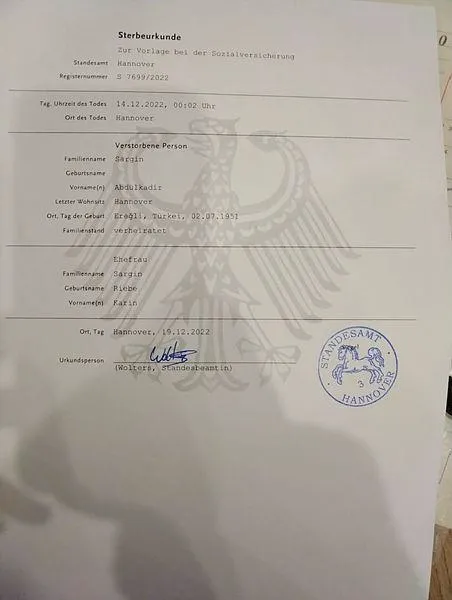 Türk vatandaşı Abdülkadir Sargın'ın cenazesi Almanya'da yakıldı! Türkiye'den sert tepki: "Suçluları cezalandırın aileden özür dileyin"-6