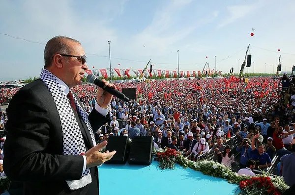 Cumhurbaşkanı Erdoğan Yenikapı'daki Kudüs mitinginde konuştu-1