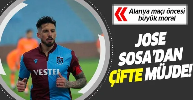 Jose Sosa’dan çifte müjde!