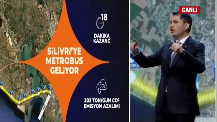 SİLİVRİ'YE METROBÜS GELİYOR!