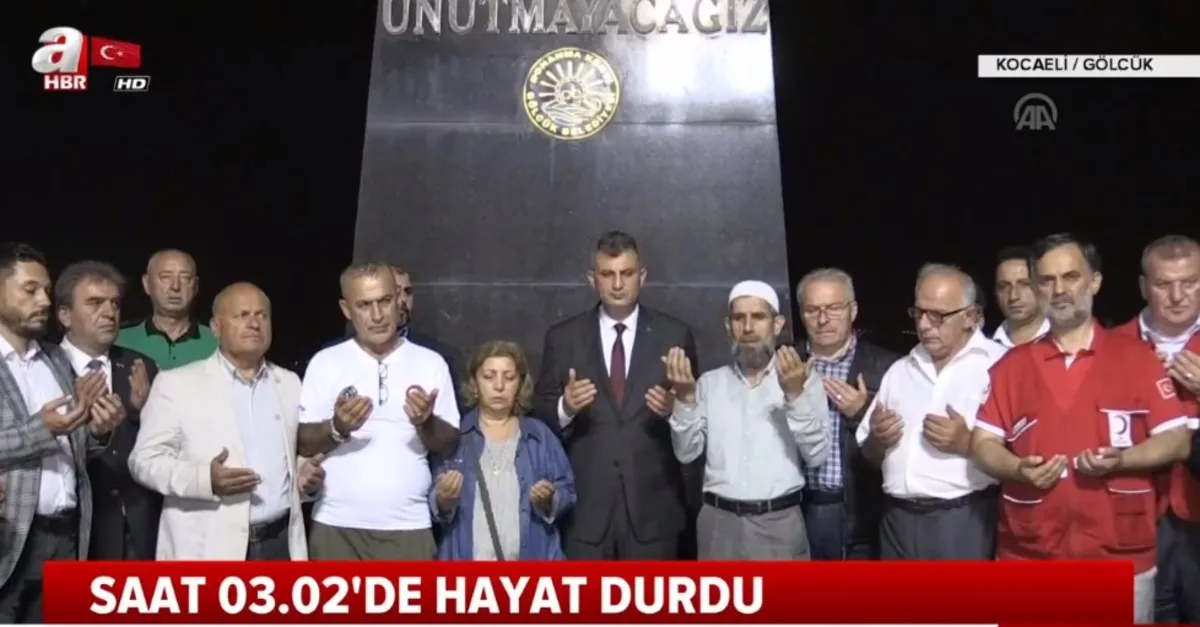 17 Ağustos Marmara Depremi'nin 20. yılı (Video)
