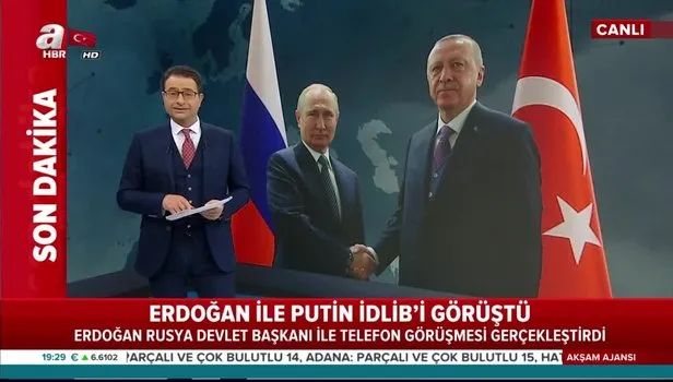 Son dakika: Başkan Erdoğan ve Putin'den kritik 'İdlib' görüşmesi