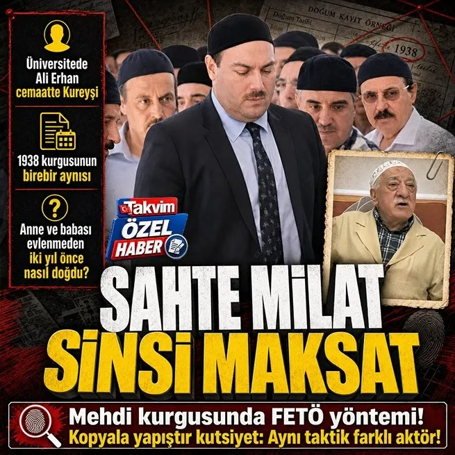 Alihan Kuriş’in Mehdi kurgusu: FETÖ ile aynı yöntemi kullandılar