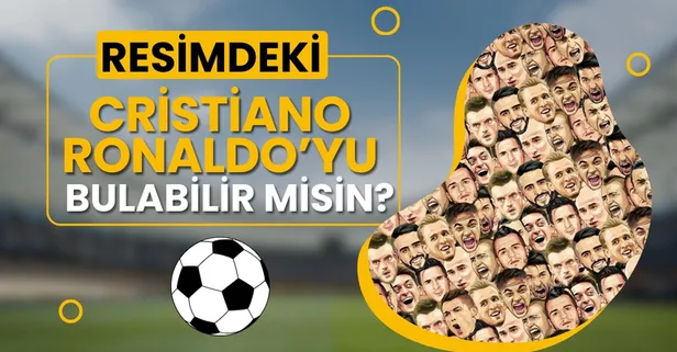 Sadece üstün zekalılar bulabiliyor: Resimdeki Cristiano Ronaldo nerede?