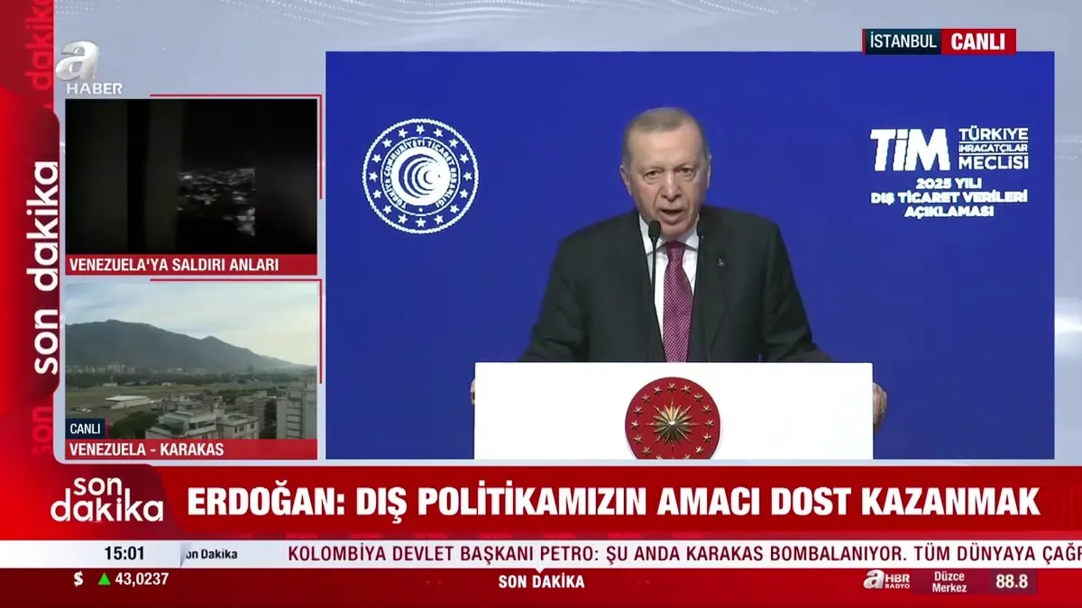 Başkan Erdoğan'dan 2025 yılı ihracat rakamları programında önemli açıklamalar