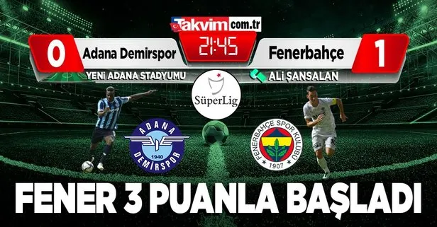 Mesut Özil attı Fener kazandı! Adana Demirspor 0-1 Fenerbahçe | MAÇ SONUCU