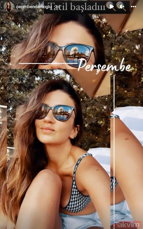 İçimizdeki Ateş'in Tülin'i Ceren Benderlioğlu’ndan bikinili paylaşım! Şezlong paylaşımı ortalığı salladı! EDHO’nun Ömür’üydü... - 6