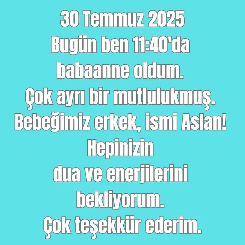gazanfer-ozcanin-torunu-tarik-unduz-baba-oldu-1754051809335.jpg Kaynak: Sosyal medya