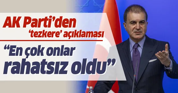 AK Parti Sözcüsü Çelik'ten Libya tezkeresine ilişkin flaş açıklama