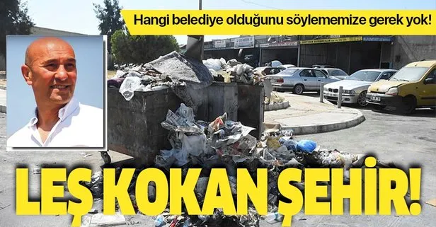 İzmir Çiğli’de çöp tepkisi: Yollar sokaklar çöp kokuyor
