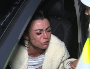 Alkollü Rus Olga polis ekiplerine zor anlar yaşattı! Kendini otomobile kilitleyince...