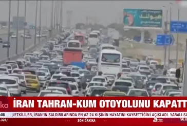 İran Tahran-Kum Otoyolu'nu kapattı