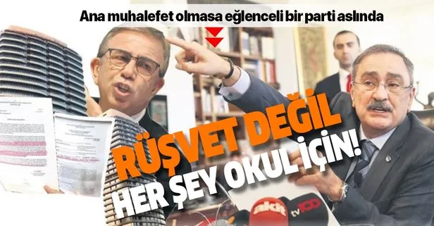 Mansur Yavaş'tan rüşvet iddialarına komik savunma