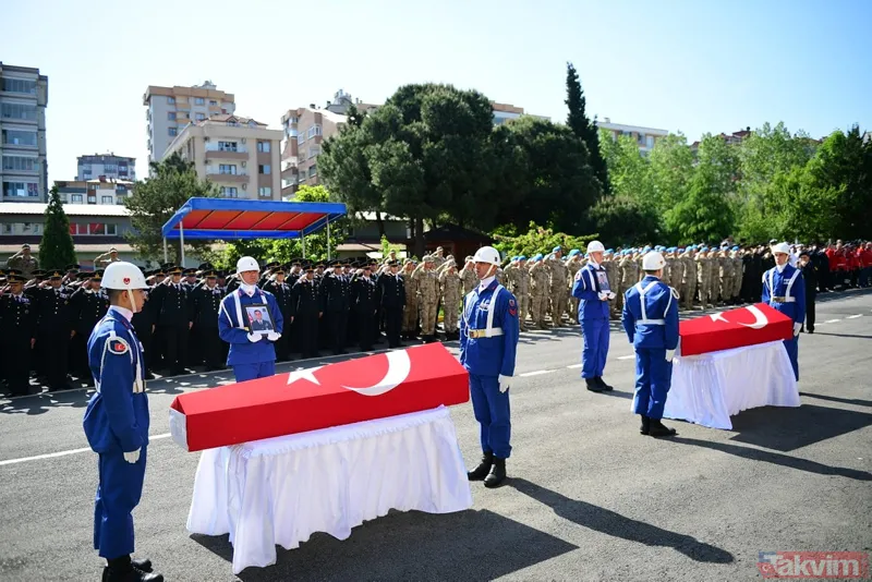 AA muhabiri Abdulkadir Nişancı'yı ararken şehit düşen 2 askere hüzünlü tören