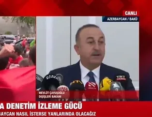 Çavuşoğlu’ndan Bakü’de önemli açıklamalar