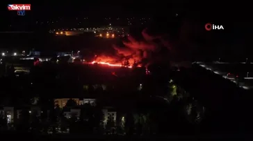Eskişehir TEI fabrikasında yangın çıktı!