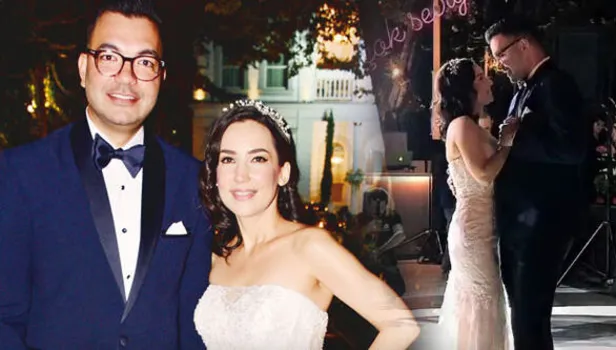 Kayahan'ın eski eşi İpek Açar sevgilisi Alper Kömürcü ile evlendi! İpek Açar'ın düğününden ilk görüntüler (VİDEO)