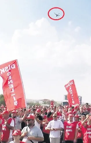 CHP'li Tekirdağ Belediyesi zam isteyen işçileri dron ile fişledi