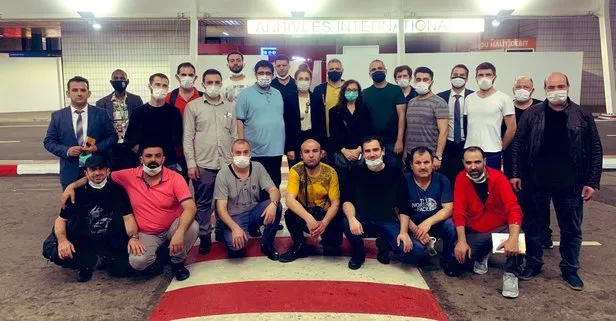 Destek ekibi Gabon'a ulaştı!
