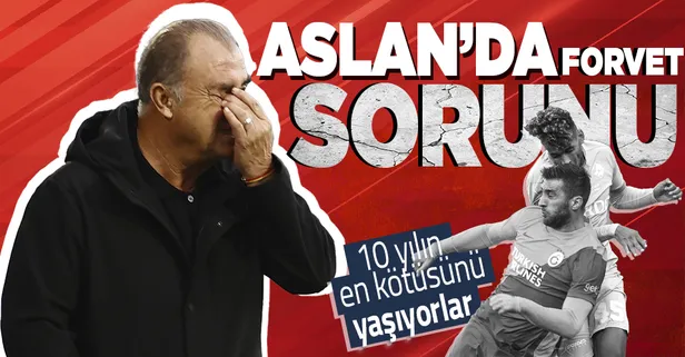 Galatasaray'da forvet sendromu! Son 10 yılın en kötü gol istatistiği rekorunu egale ettiler