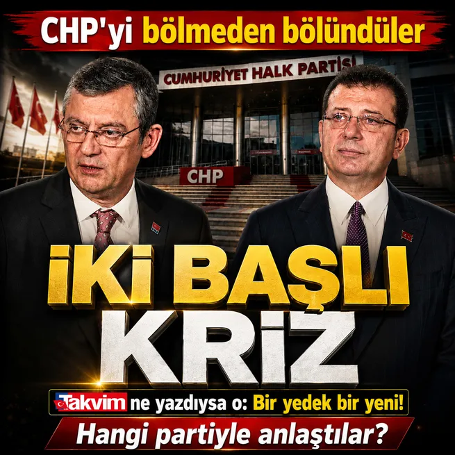 CHP’den kopuş için iki partili senaryo: Özgür Özel ve Ekrem İmamoğlu arasında yine kriz!